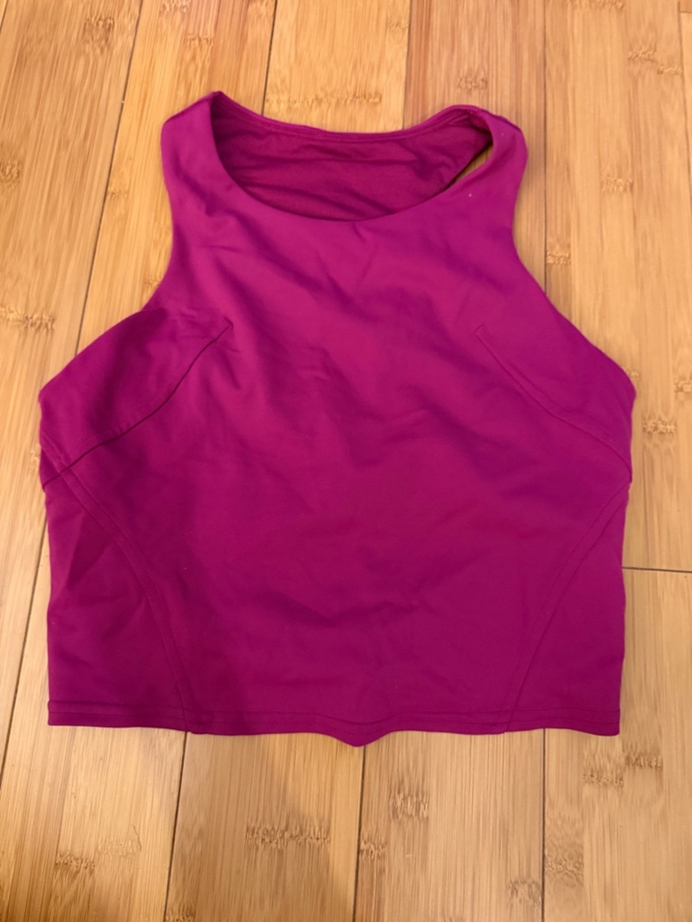 lululemon athletica Magenta High-Neck Crop Tank